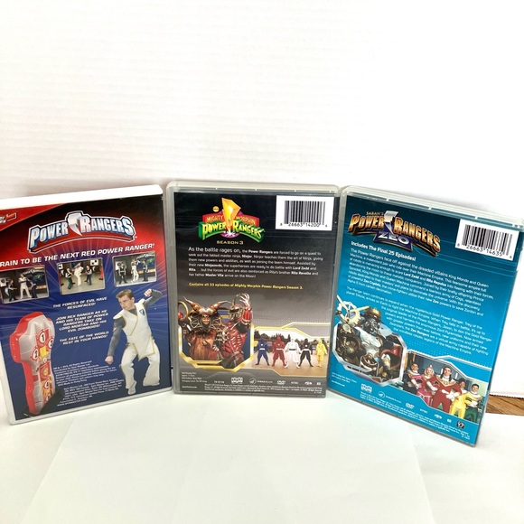 Power Rangers Assorted DVD’s Lot(3) Tested Work Read - Picture 8 of 8